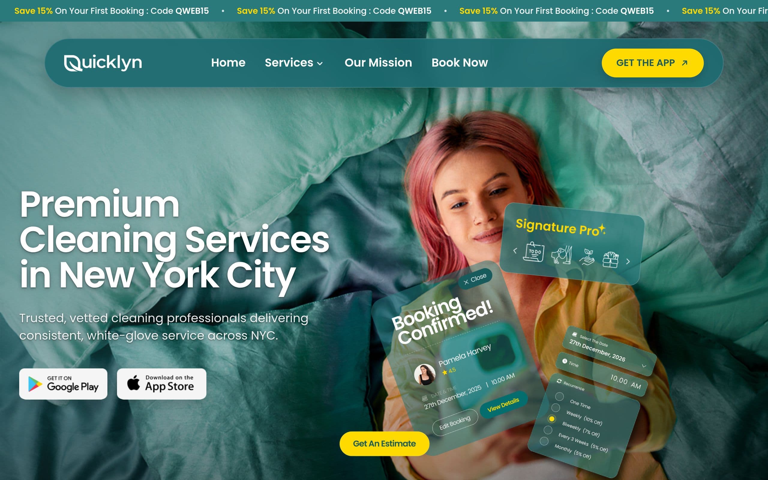 Homepage of Quicklyn